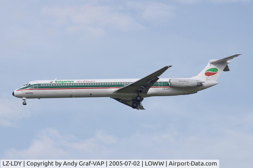LZ-LDY, 1985 McDonnell Douglas MD-82 (DC-9-82) C/N 49213, Bulgarian Air Charter MD80