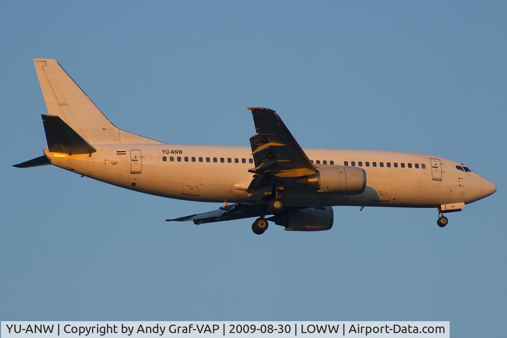 YU-ANW, 1988 Boeing 737-3H9 C/N 24141, JAT 737-300