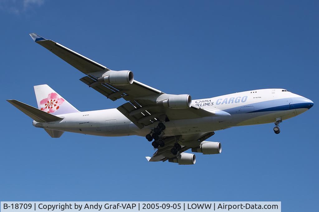B-18709, 2002 Boeing 747-409F/SCD C/N 30766, China Airlines 747-400