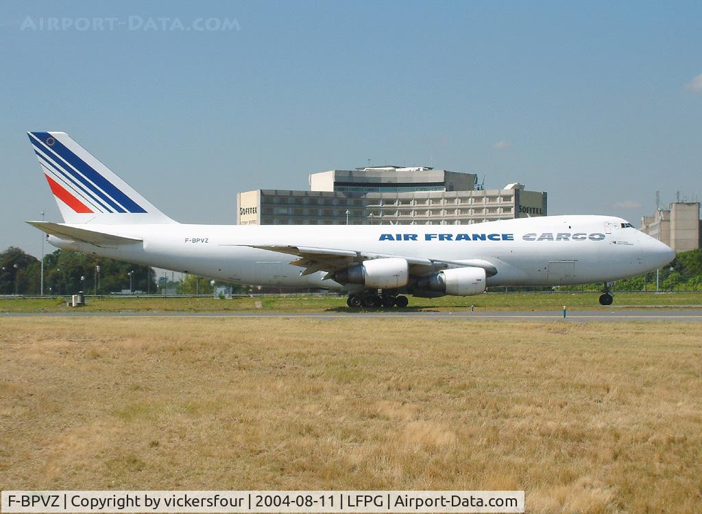 F-BPVZ, 1979 Boeing 747-228F C/N 21787, Air France Cargo