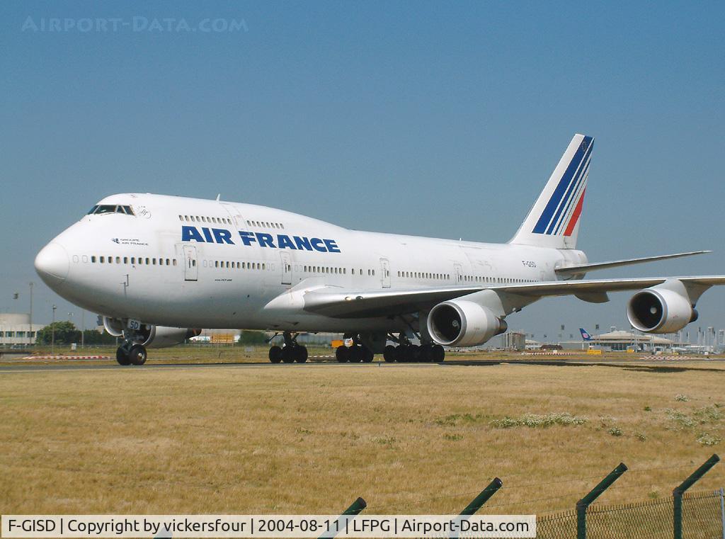 F-GISD, 1992 Boeing 747-428M C/N 25628, Air France