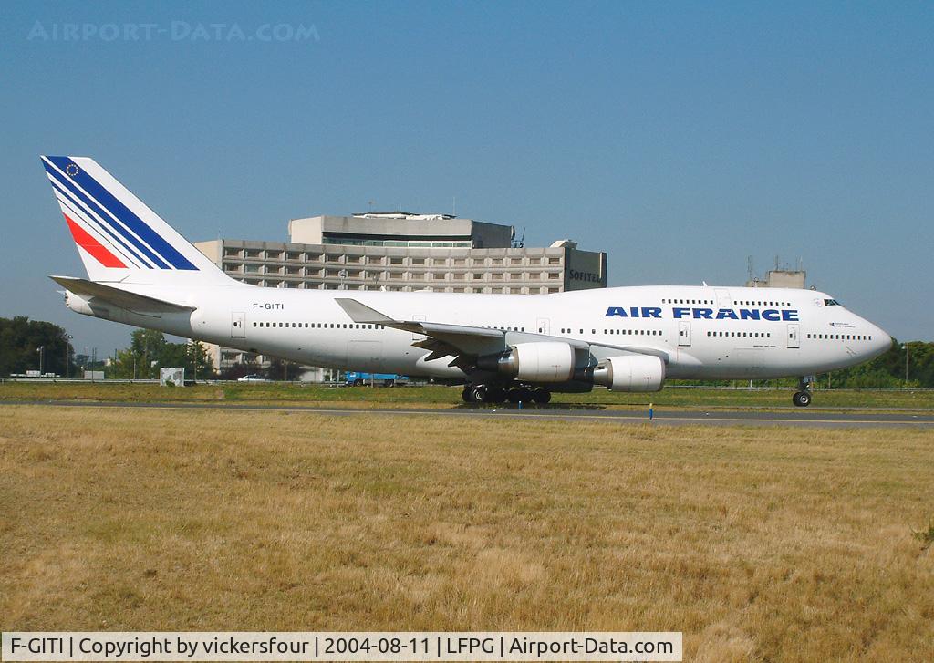 F-GITI, 2003 Boeing 747-428 C/N 32869, Air France