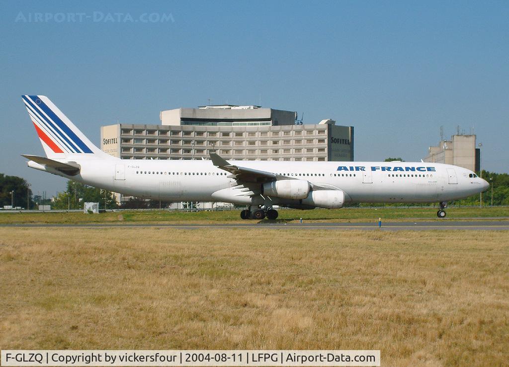 F-GLZQ, Airbus A340-313 C/N 289, Air France