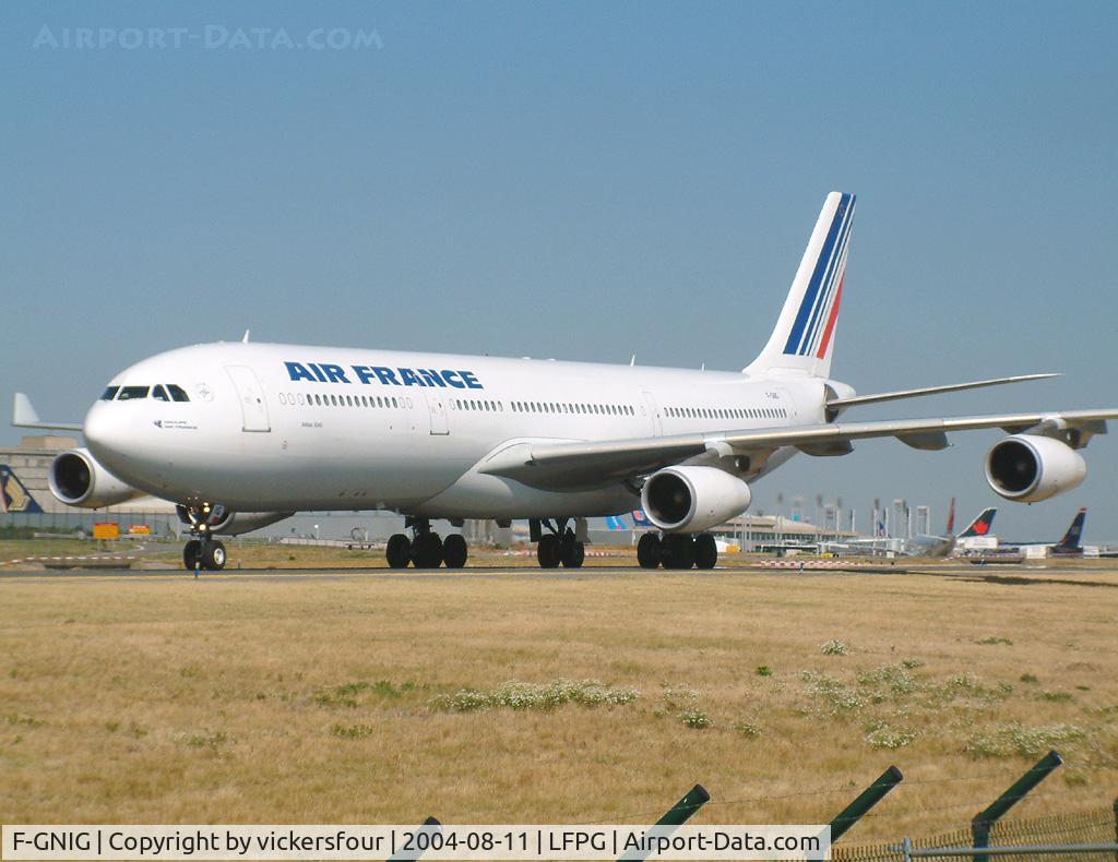 F-GNIG, 1997 Airbus A340-313X C/N 174, Air France