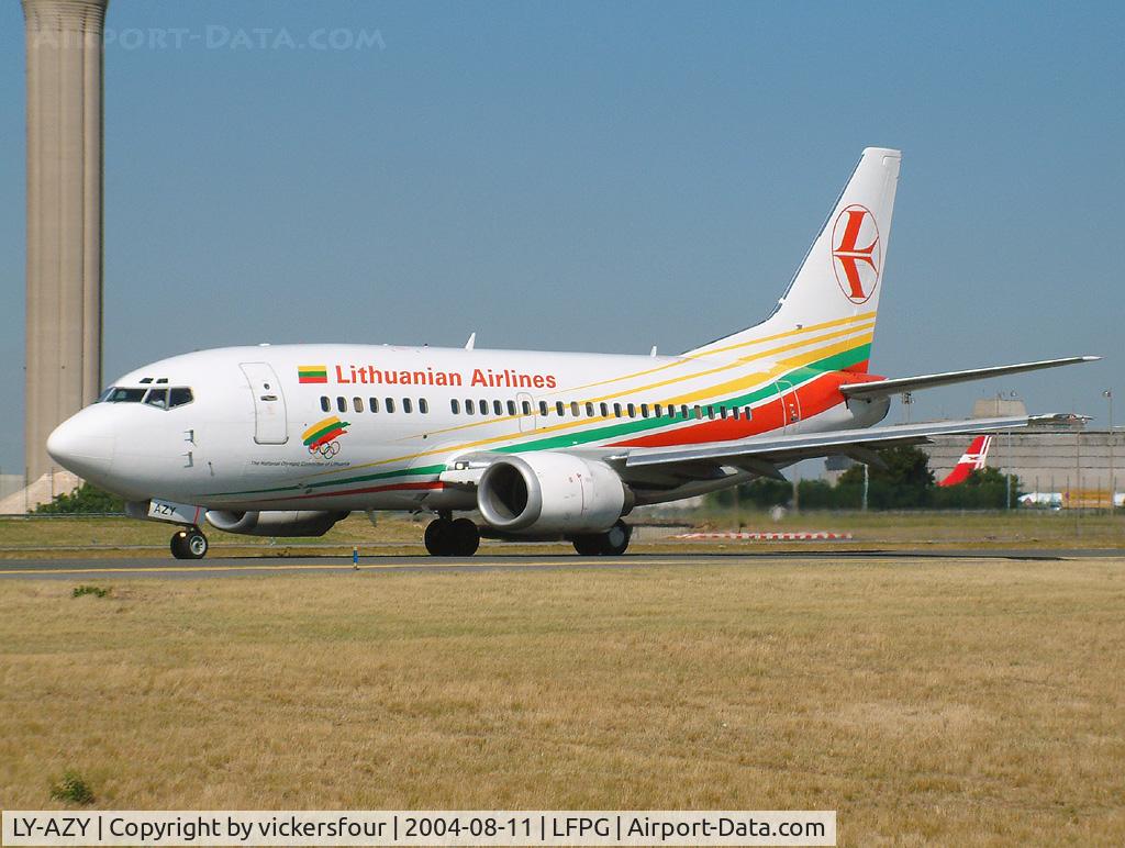 LY-AZY, 1993 Boeing 737-548 C/N 26287, Lithuanian Airlines