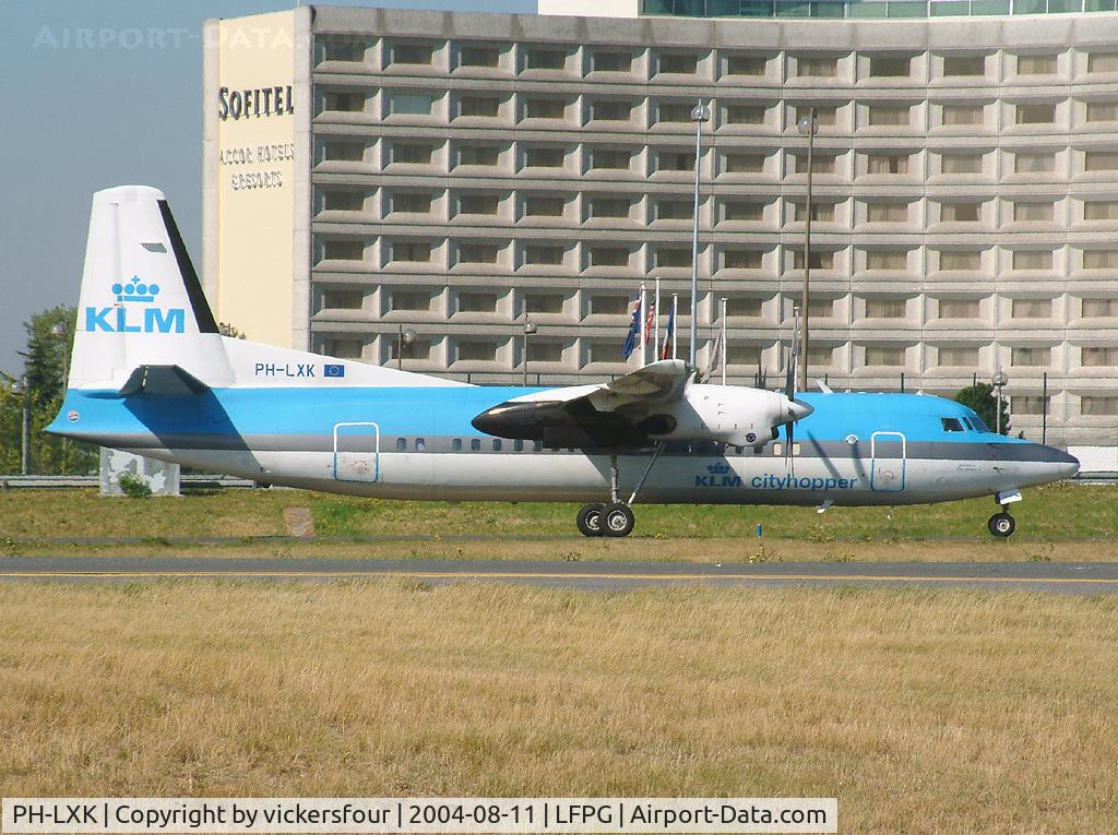 PH-LXK, 1993 Fokker 50 C/N 20271, KLM Cityhopper