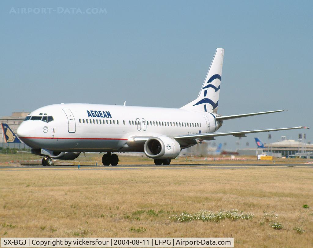 SX-BGJ, 1992 Boeing 737-4S3 C/N 25595, Aegean Airlines