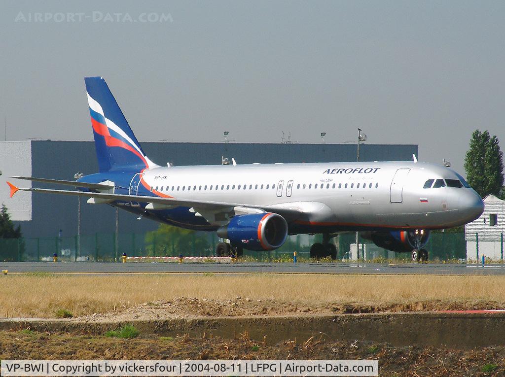 VP-BWI, 2004 Airbus A320-214 C/N 2163, Aeroflot