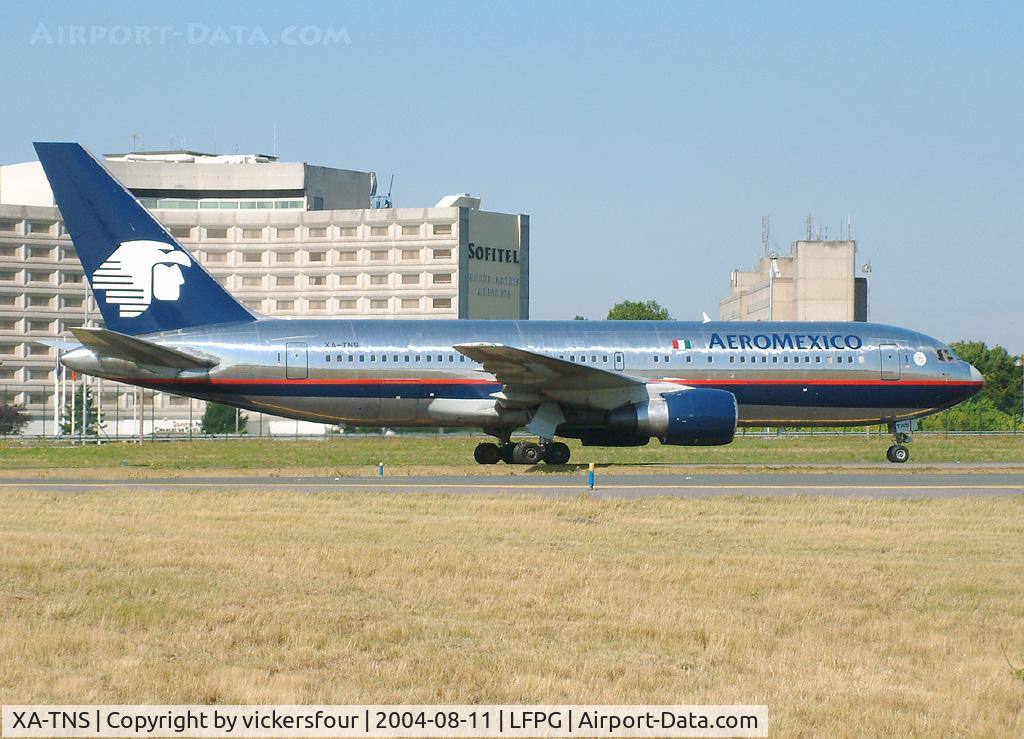 XA-TNS, 1990 Boeing 767-283/ER C/N 24728, AeroMexico. B767-283ER (c/n 24728).