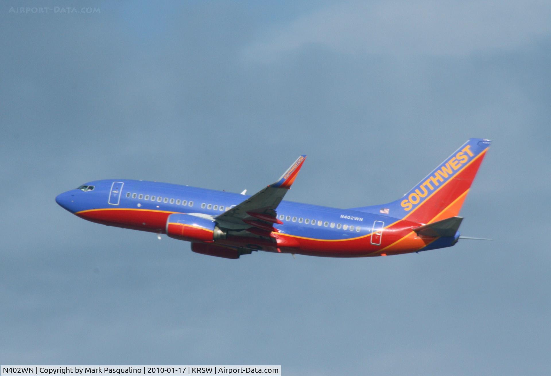 N402WN, 2001 Boeing 737-7H4 C/N 29814, Boeing 737-700
