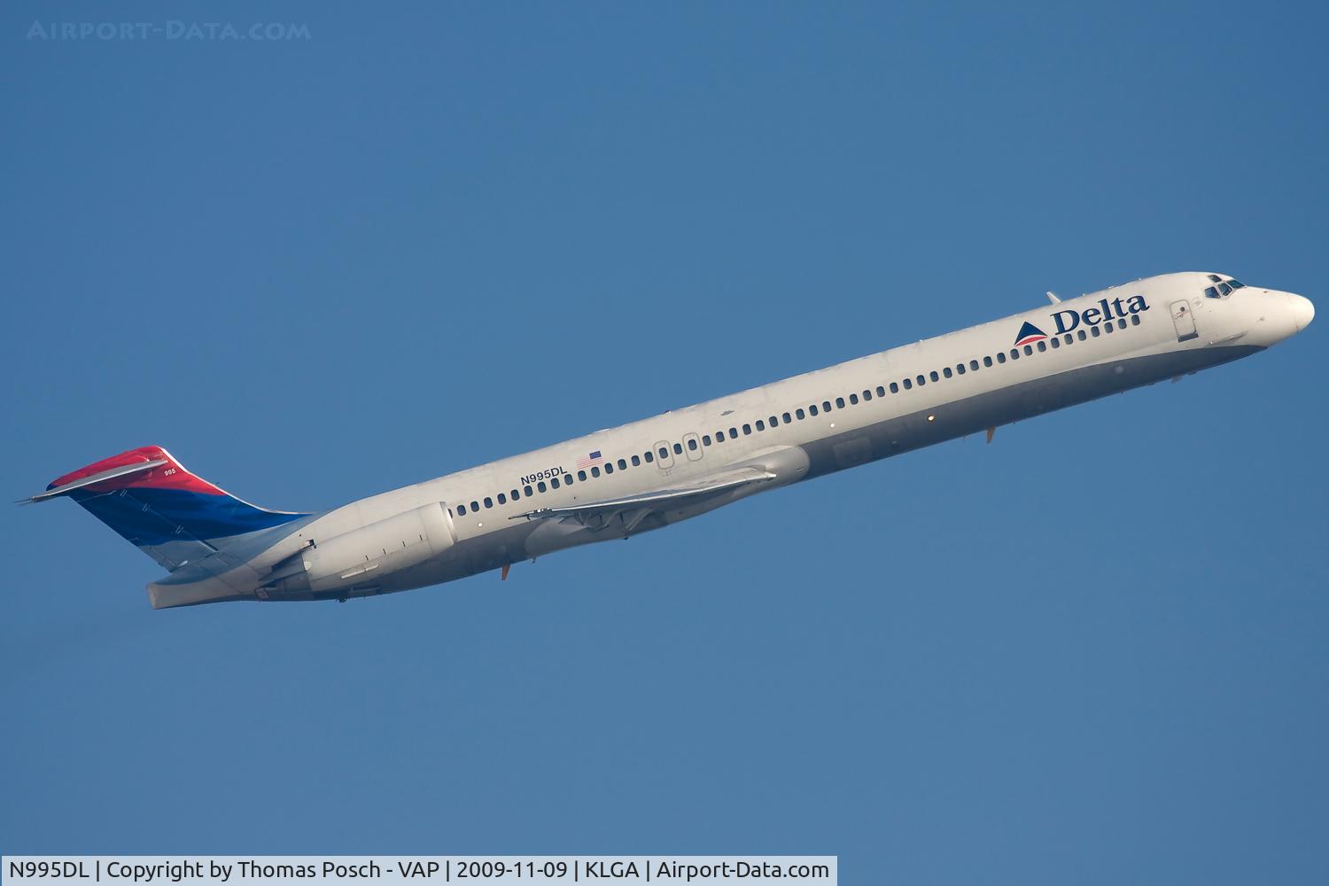 N995DL, 1991 McDonnell Douglas MD-88 C/N 53362, Delta Airlines