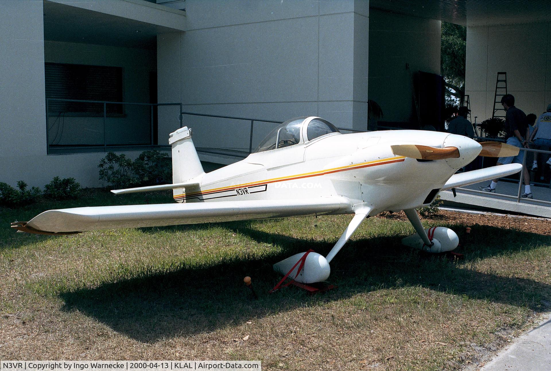 N3VR, 1980 Vans RV-3 C/N EE2, Ebbert RV-3-E outside the ISAM (International Sport Aviation Museum) during Sun 'n Fun 2000, Lakeland FL