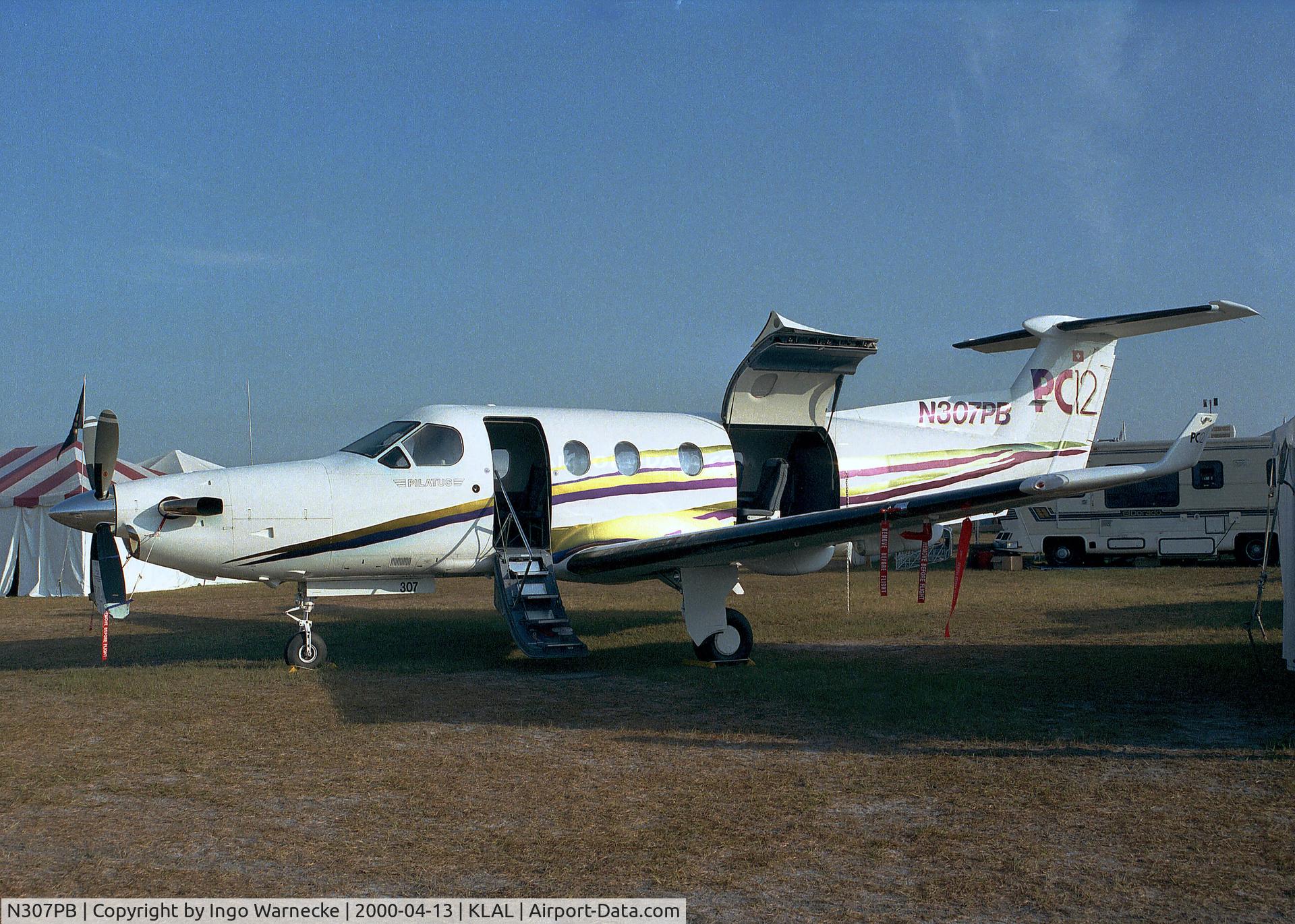 N307PB, 2000 Pilatus PC-12/45 C/N 307, Pilatus PC-12 at 2000 Sun 'n Fun, Lakeland FL