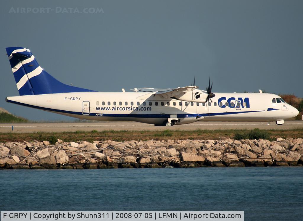 F-GRPY, 2007 ATR 72-500 C/N 742, Taxiing for departure...