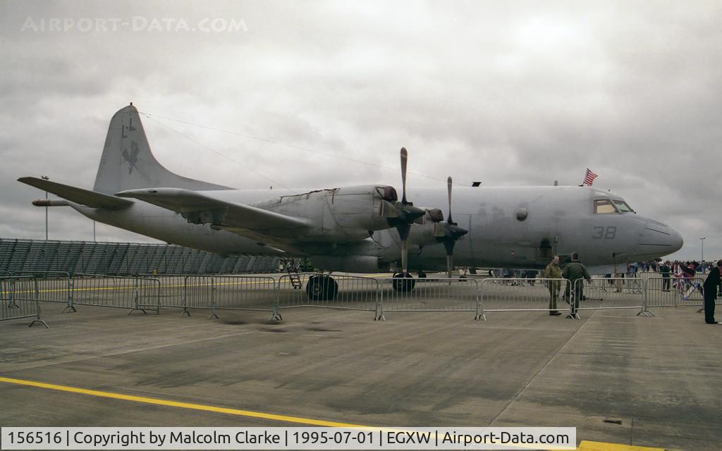 156516, Lockheed P-3C Orion C/N 285A-5510, Lockheed P-3C Orion at RAF Waddington's Air Show in 1995.