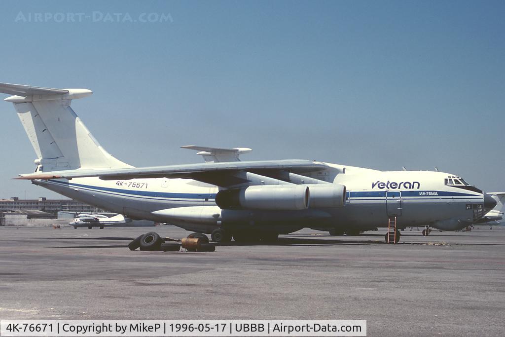 4K-76671, 1986 Ilyushin Il-76MD C/N 0063465963, This airframe was last noted operational with Ukrainian Cargo Airlines.