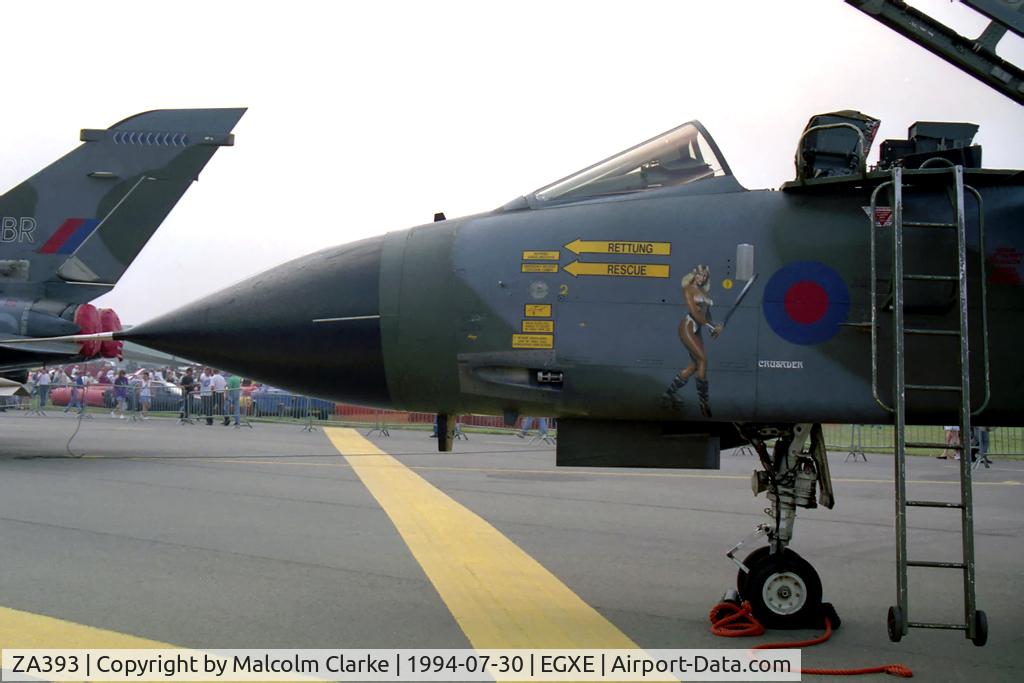 ZA393, 1982 Panavia Tornado GR.1 C/N 188/BS060/3092, Panavia Tornado GR1 at RAF Leeming in 1994.