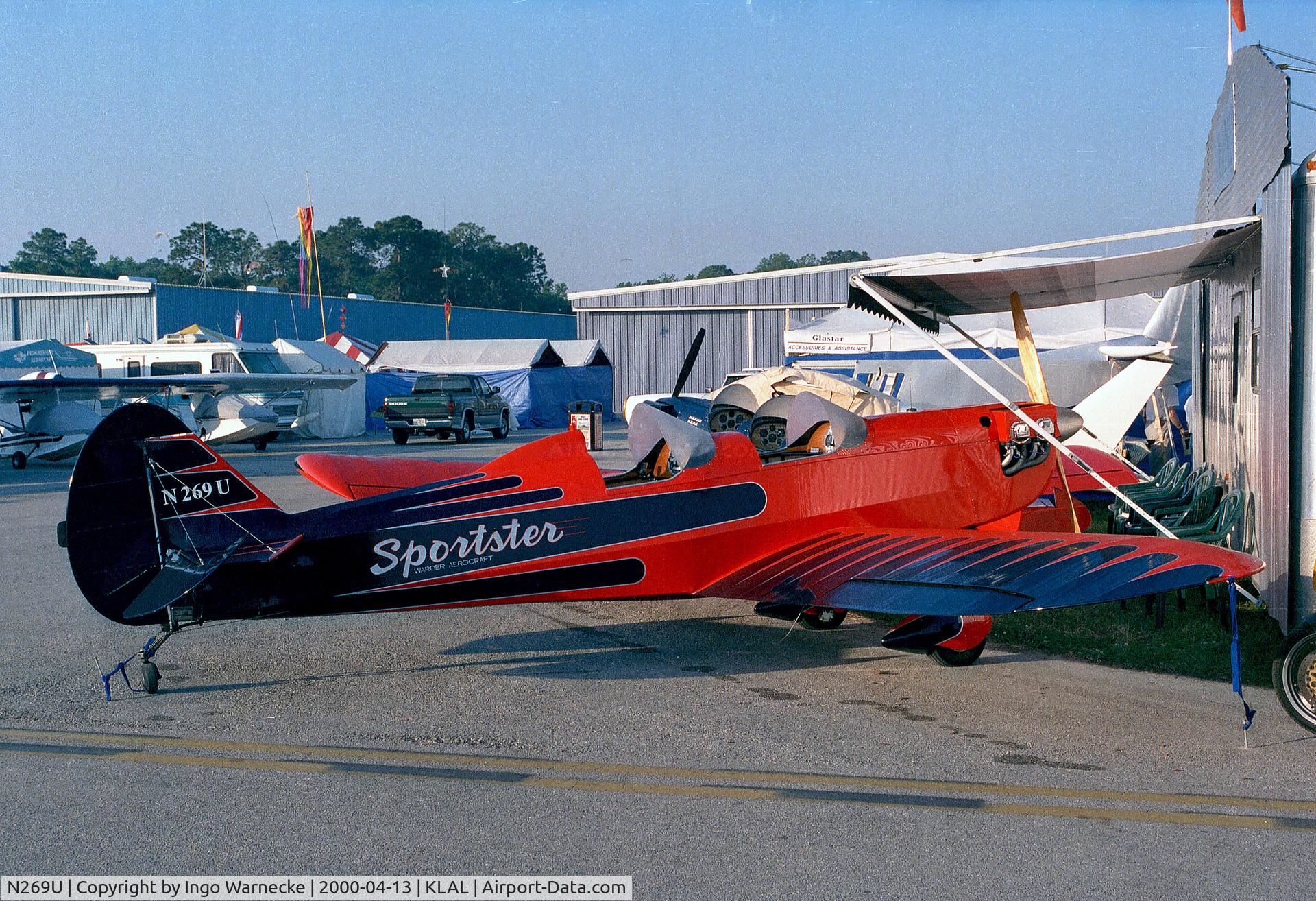 N269U, 1999 Axelrod Dana P SPORTSTER C/N WS298001, Warner (Axelrod) Sportster at 2000 Sun 'n Fun, Lakeland FL