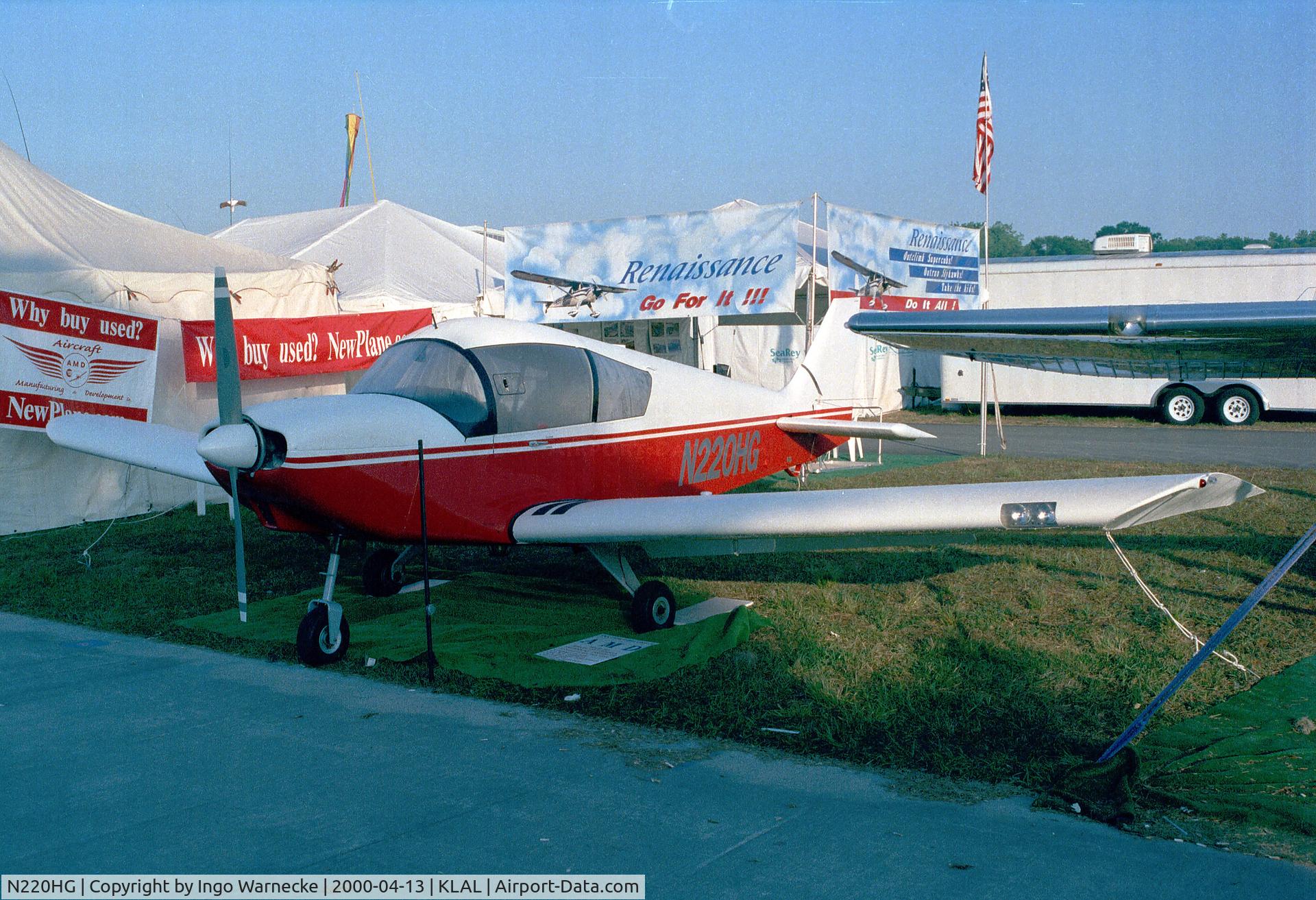 N220HG, AMD CH-2000 Alarus C/N 20-0056, Zenair CH-2000 at 2000 Sun 'n Fun, Lakeland FL