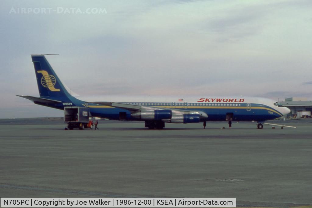 N705PC, 1968 Boeing 707-323C C/N 19587, Skyworld 707-323C