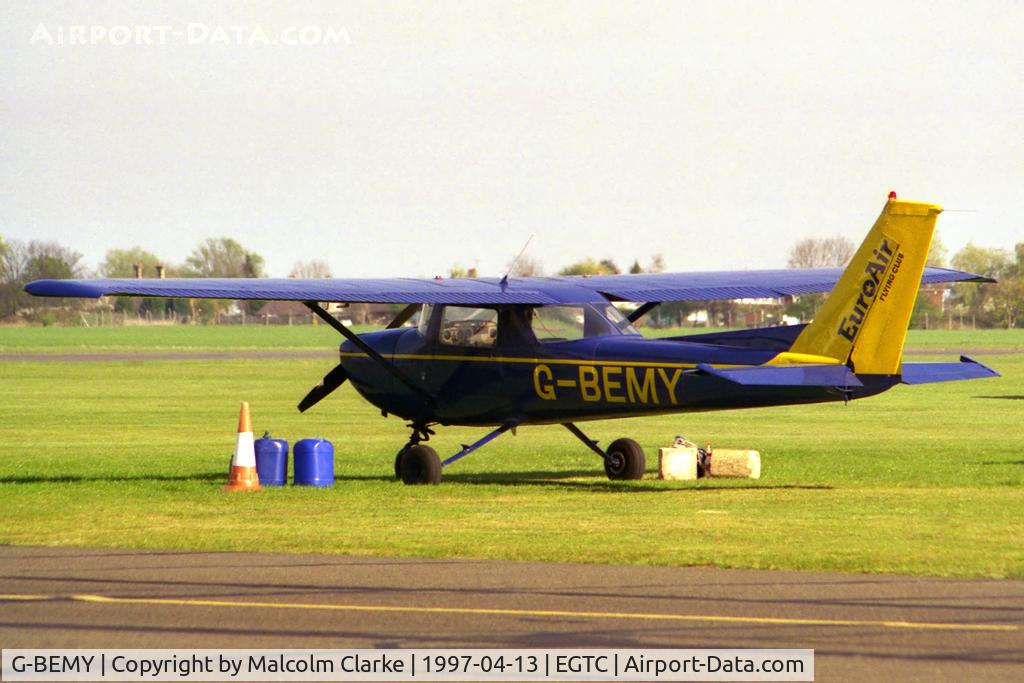 G-BEMY, 1977 Reims FRA150M Aerobat C/N 0315, Reims Cessna FRA150M Aerobat at Cranfield in 1997.
