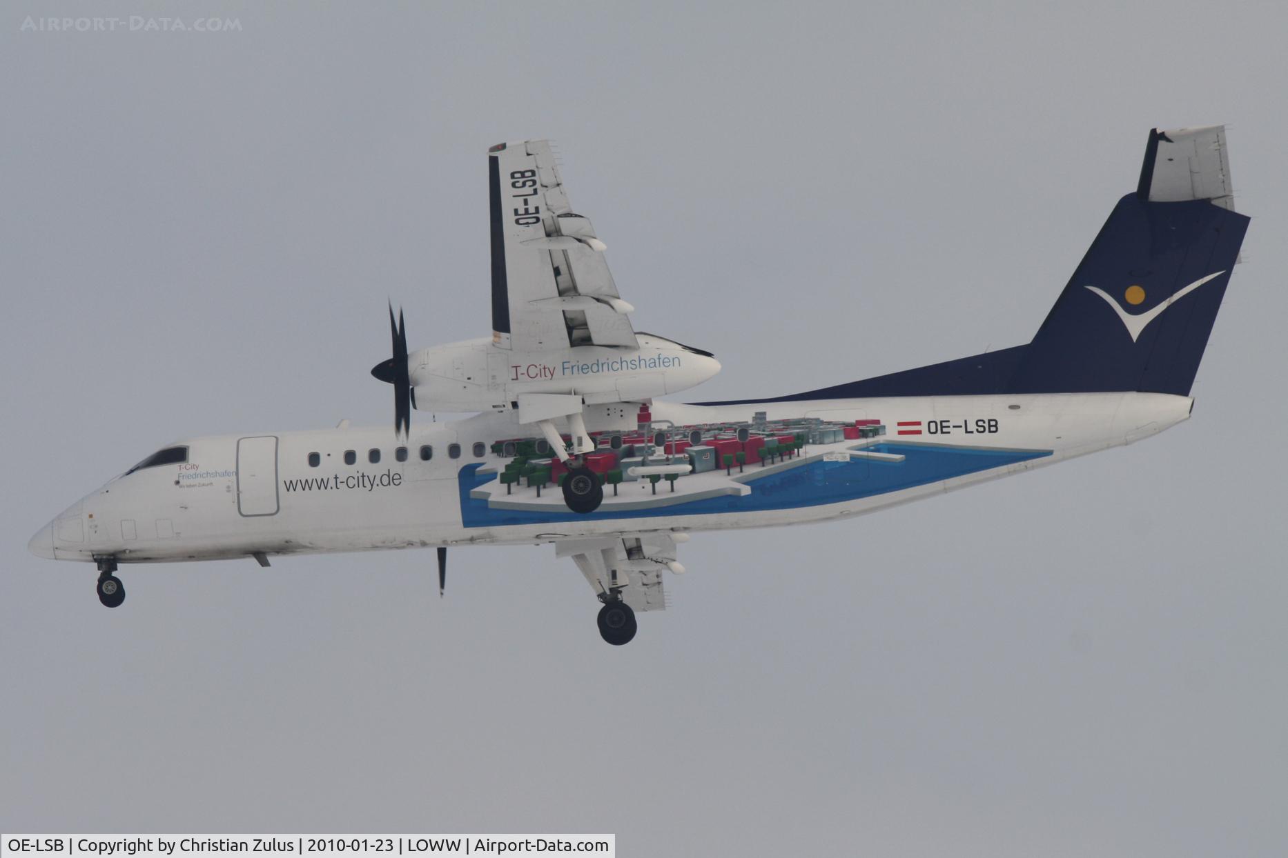 OE-LSB, 1998 De Havilland Canada DHC-8-314Q Dash 8 C/N 525, Intersky