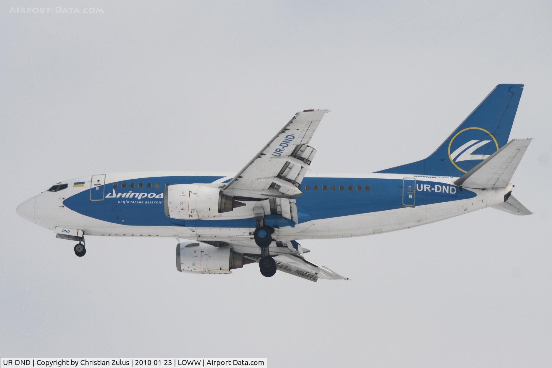 UR-DND, 1997 Boeing 737-5L9 C/N 28722, Dniproavia