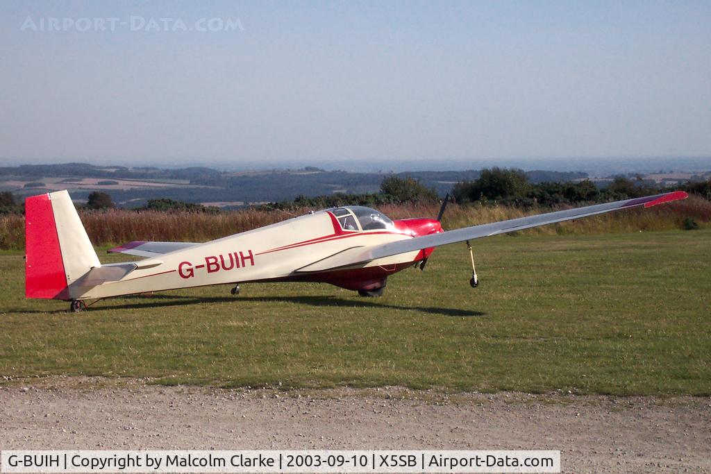 G-BUIH, 1977 Slingsby T-61F Venture T2 C/N 1876, Slingsby T61F Venture T2 at Sutton Bank, North Yorkshire, UK in 2003.