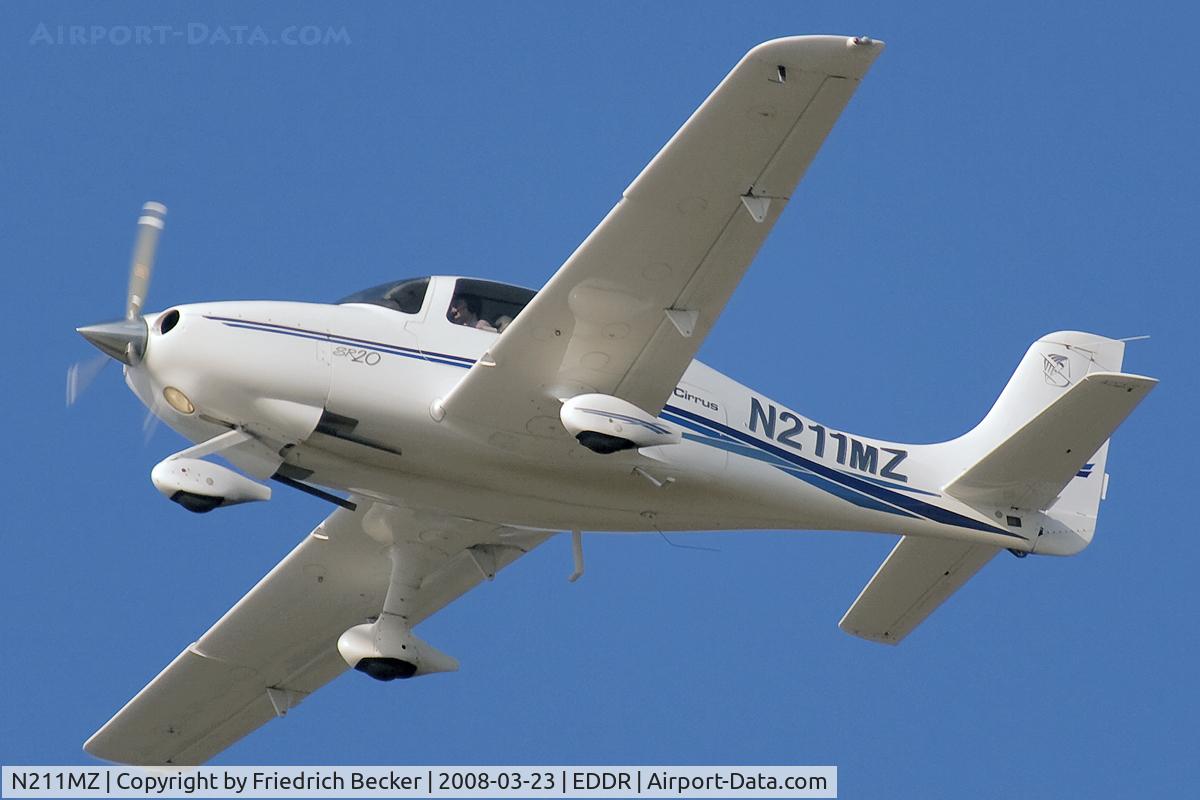 N211MZ, 2003 Cirrus SR20 C/N 1340, low aproach at Saarbrücken