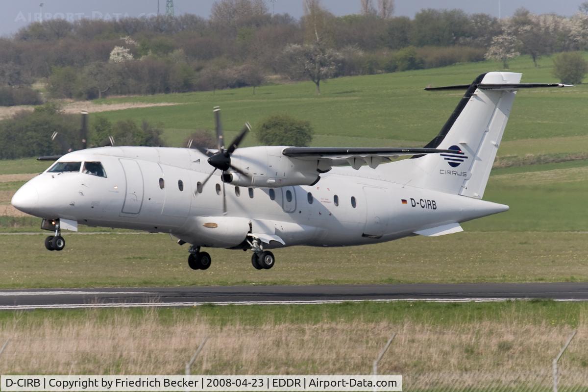 D-CIRB, 1994 Dornier 328-110 C/N 3017, moments prior touchdown