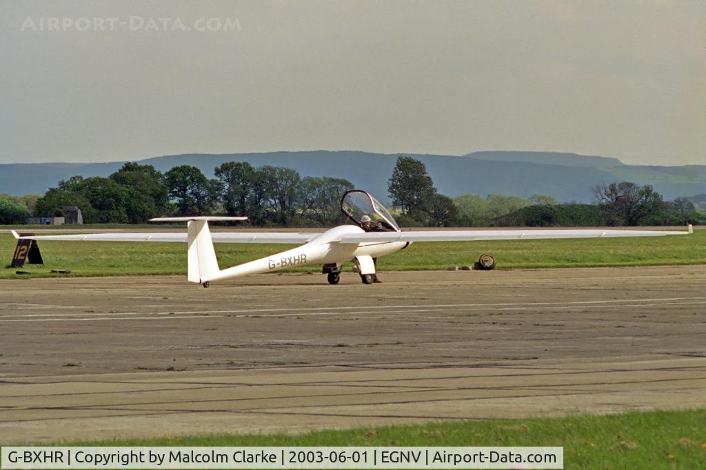 G-BXHR, 1997 Stemme S-10V C/N 14-030, Stemme S-10V at Durham Tees Valley Airport in 2003.