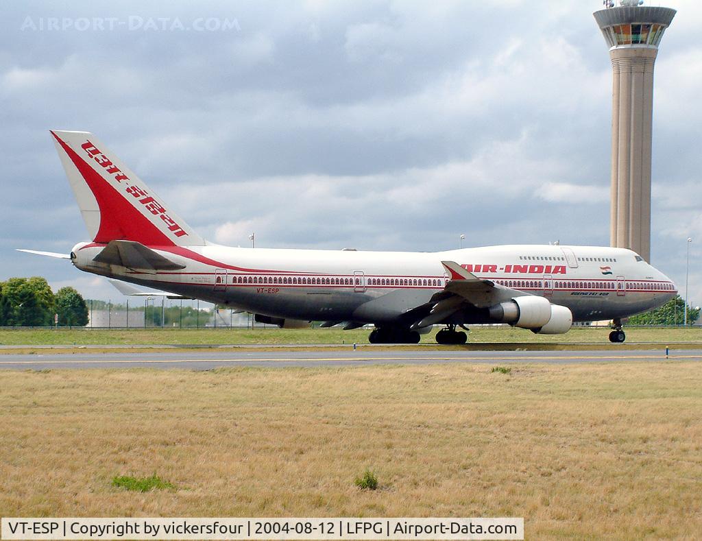 VT-ESP, 1994 Boeing 747-437 C/N 27214, Air India