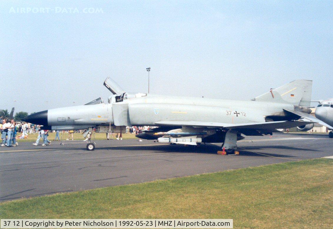 37 12, 1972 McDonnell Douglas F-4F Phantom II C/N 4376, F-4F Phantom of JBG-35 on display at the 1992 Mildenhall Air Fete.