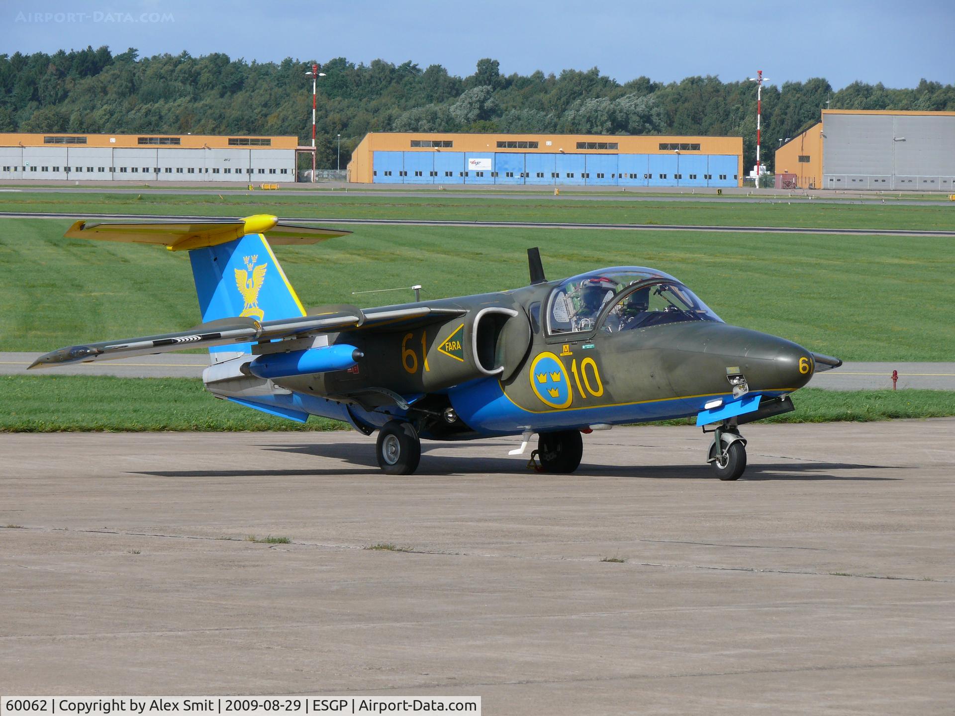 60062, Saab Sk.60A C/N 60062, SAAB SK60/105 60062/62 Swedish Air Force Team 60