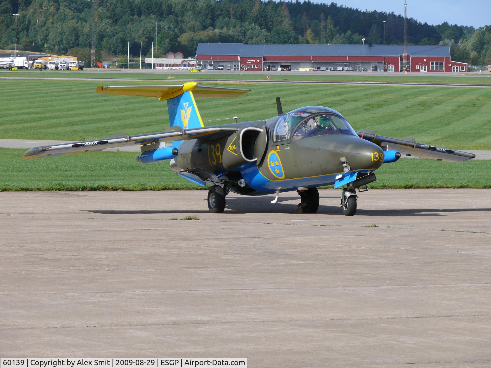 60139, Saab Sk.60A C/N 60139, SAAB SK60/105 60139/139 Swedish Air Force Team 60