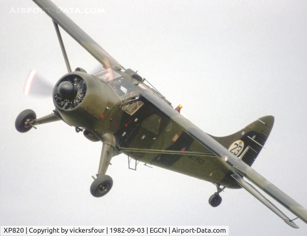 XP820, 1961 De Havilland Canada DHC-2 Beaver AL.1 C/N 1483, Army Air Corps entry into the 1982 Kings Cup Air Race.