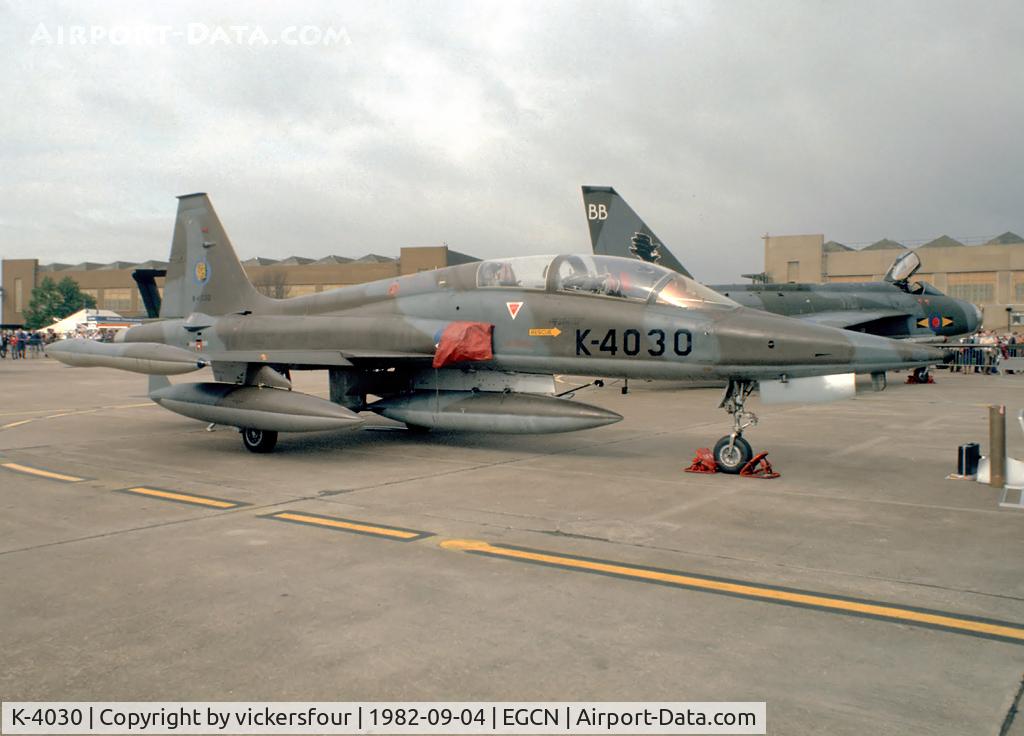 K-4030, 1971 Canadair NF-5B Freedom Fighter C/N 4030, Royal Netherlands Air Force. Operated by 315 Squadron.