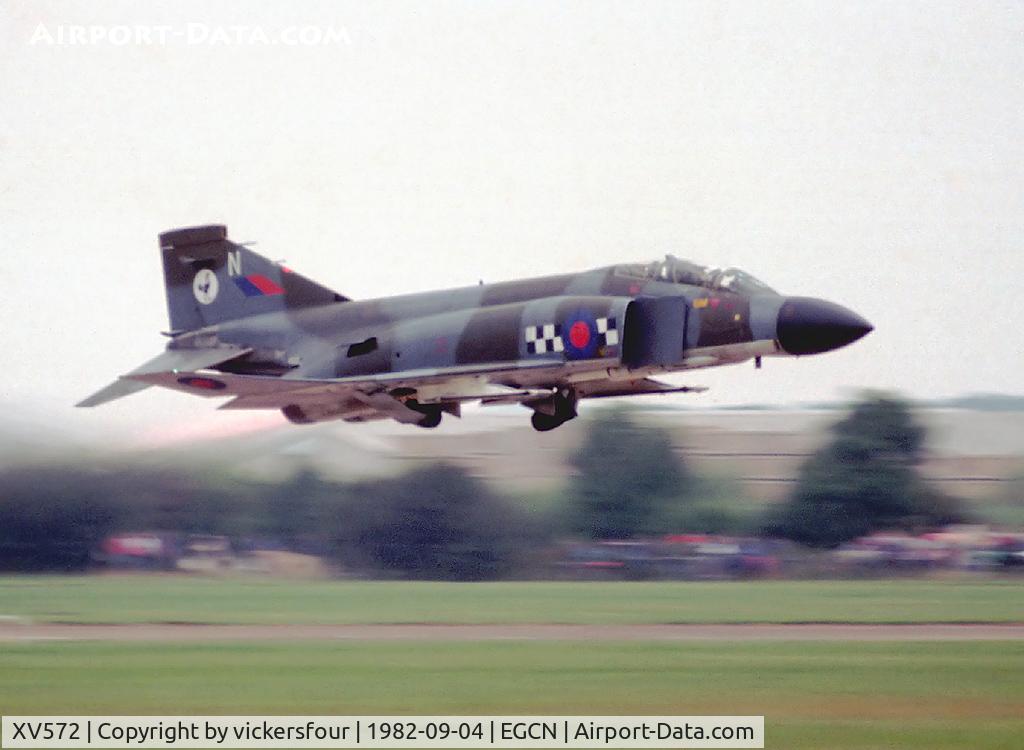 XV572, 1968 McDonnell Douglas Phantom FG1 C/N 9326/3042, Royal Air Force. Operated by 43 Squadron, coded 'N'.