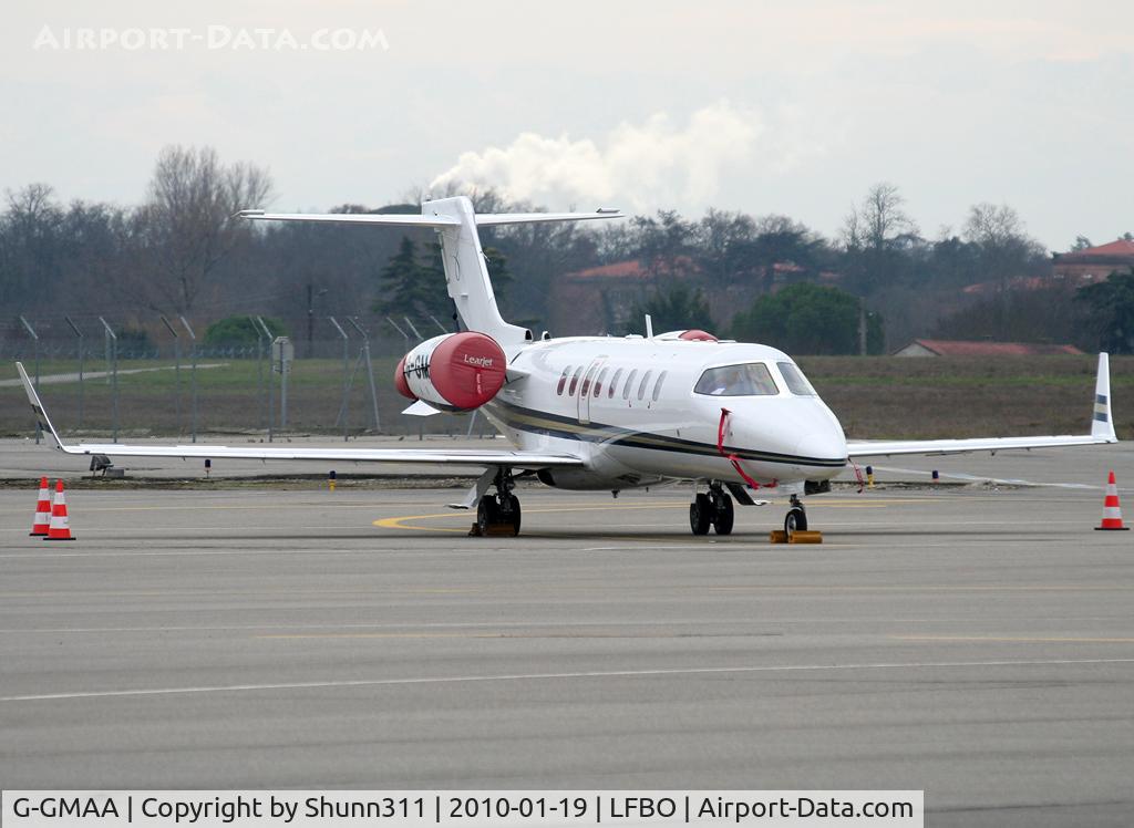 G-GMAA, 2001 Learjet 45 C/N 45-167, Parked at the General Aviation area...