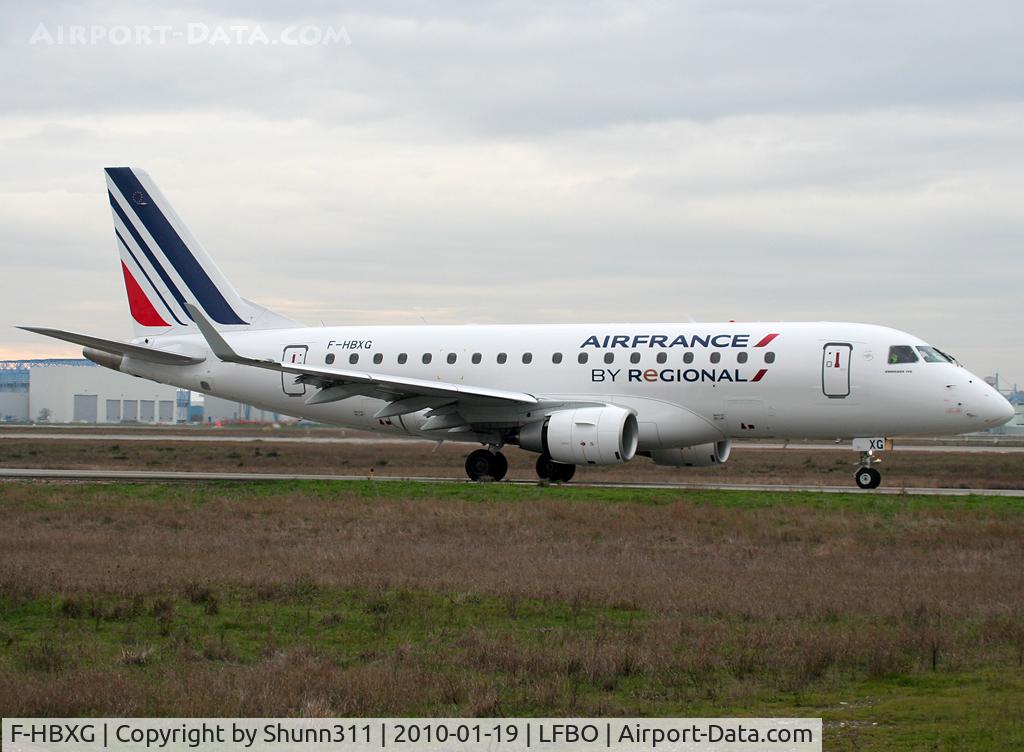 F-HBXG, 2009 Embraer 170ST (ERJ-170-100ST) C/N 17000301, Taxiing holding point rwy 14L in new Air France c/s