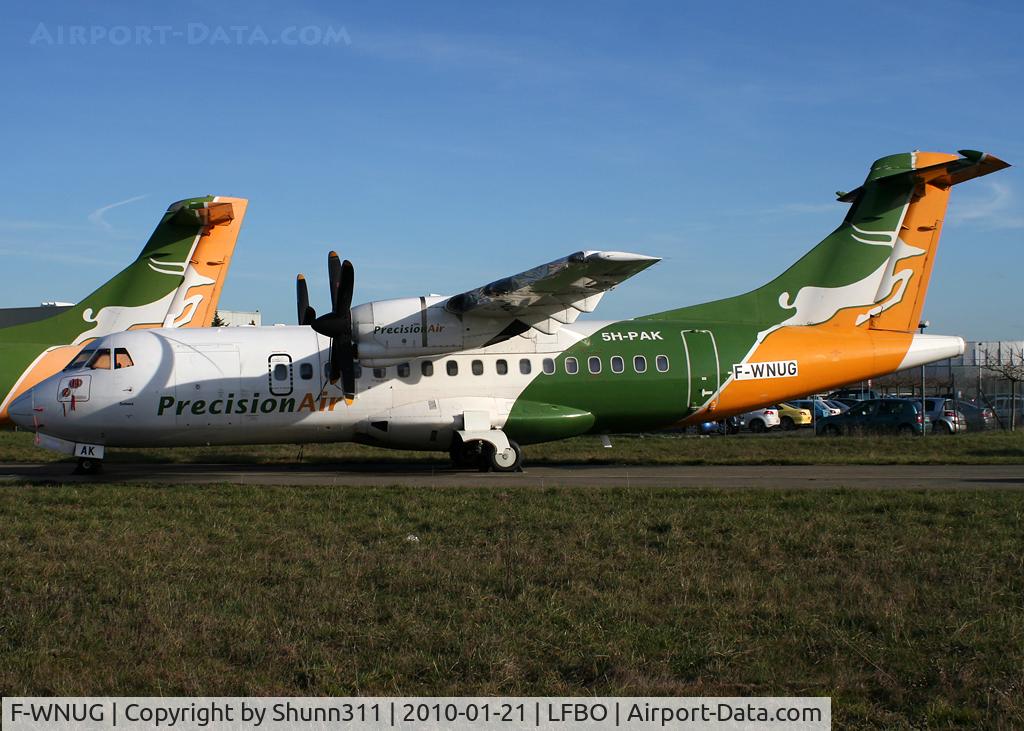 F-WNUG, 1990 ATR 42-320 C/N 203, Stored with dual registration as 5H-PAK