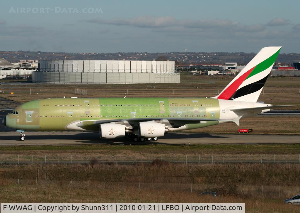 F-WWAG, 2010 Airbus A380-861 C/N 046, C/n 046 - For Emirates as A6-EDL