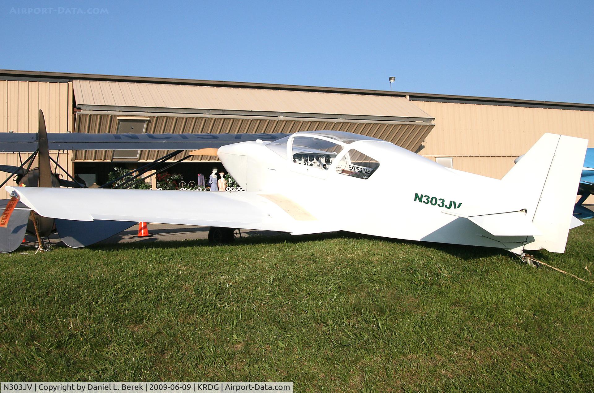 N303JV, 2006 Rand Robinson KR 2 C/N 001 (N303JV), This neat little homebuilt aircraft is among the collection of the Mid Atlantic Air Museum.
