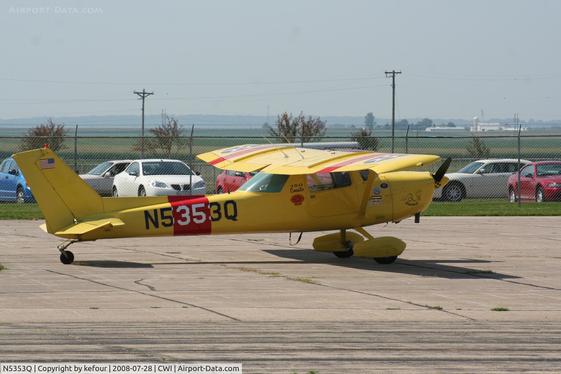 N5353Q, 1972 Cessna 150L C/N 15073253, 150 Tail dragger at the 2008 150-152 Fly In