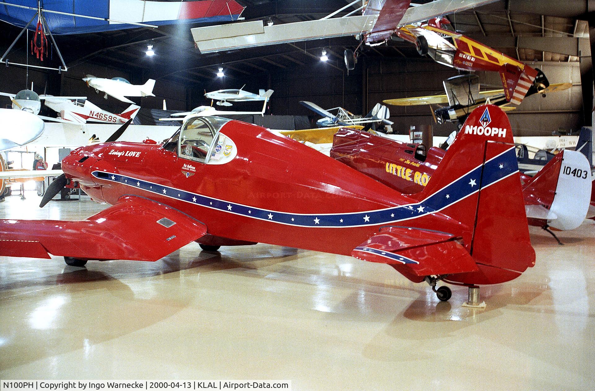 N100PH, Lovings Love  C/N 773-88-11, Greene Lovings Love inside the ISAM (International Sport Aviation Museum) during Sun 'n Fun 2000, Lakeland FL