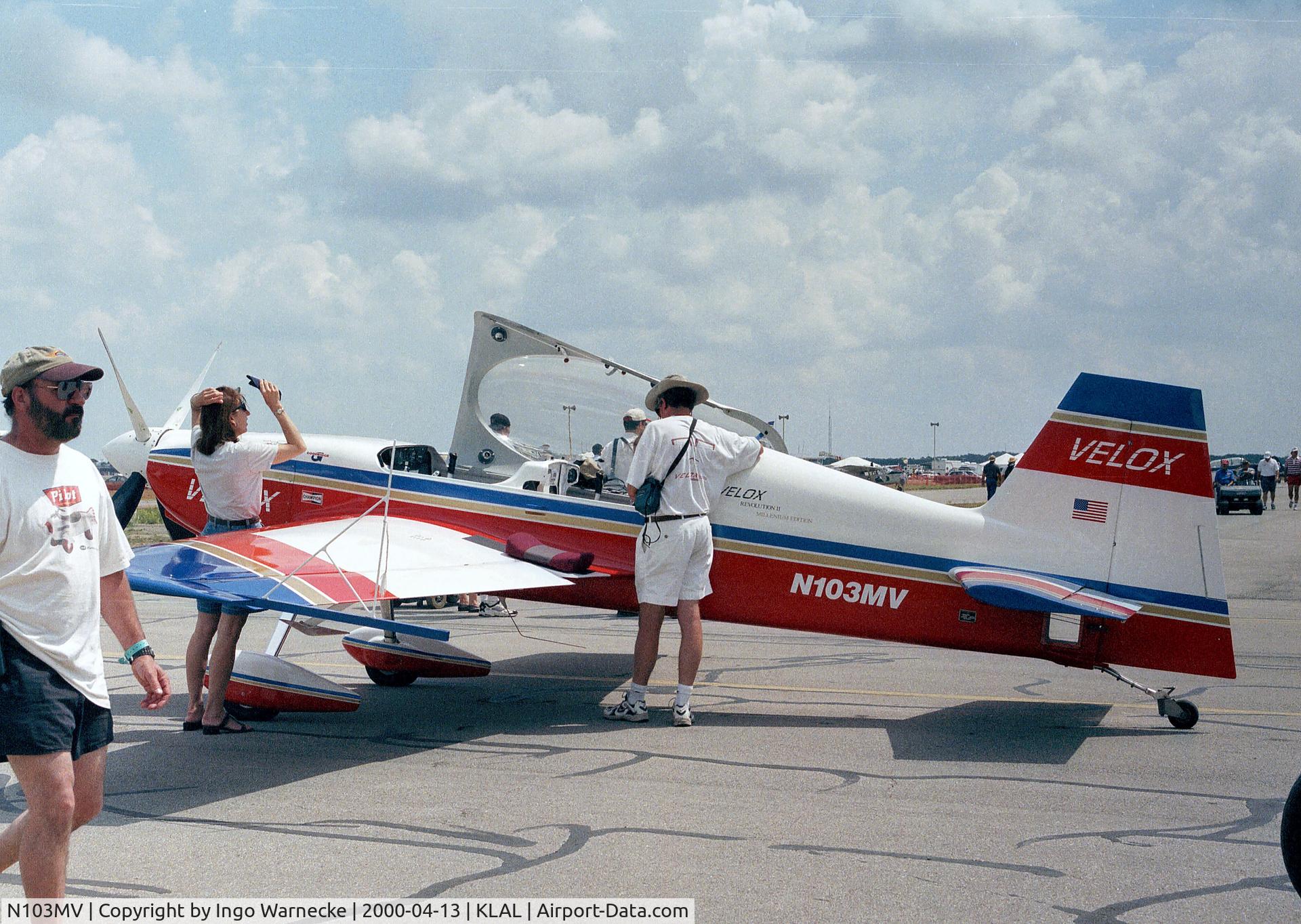 N103MV, Velox Revolution II C/N DHM002, Velox (McCan) Revolution II at Sun 'n Fun 2000, Lakeland FL