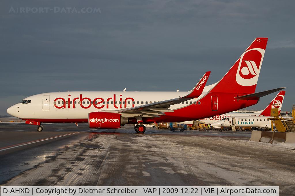 D-AHXD, 2007 Boeing 737-7K5 C/N 30726, Air Berlin Boeing 737-700