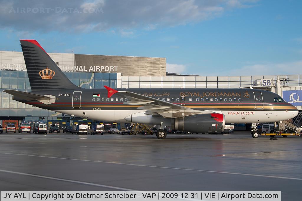 JY-AYL, 2008 Airbus A319-132 C/N 3428, Royal Jordanian Airbus 319