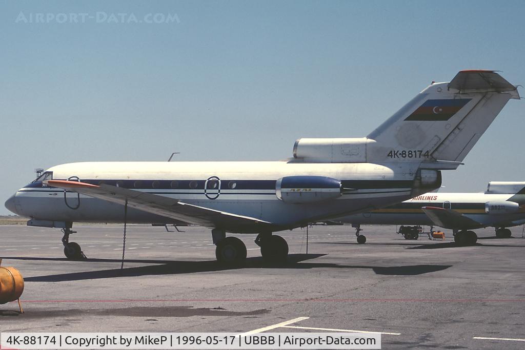 4K-88174, Yakovlev Yak-40 C/N 9621247, This aircraft was scrapped at Baku.