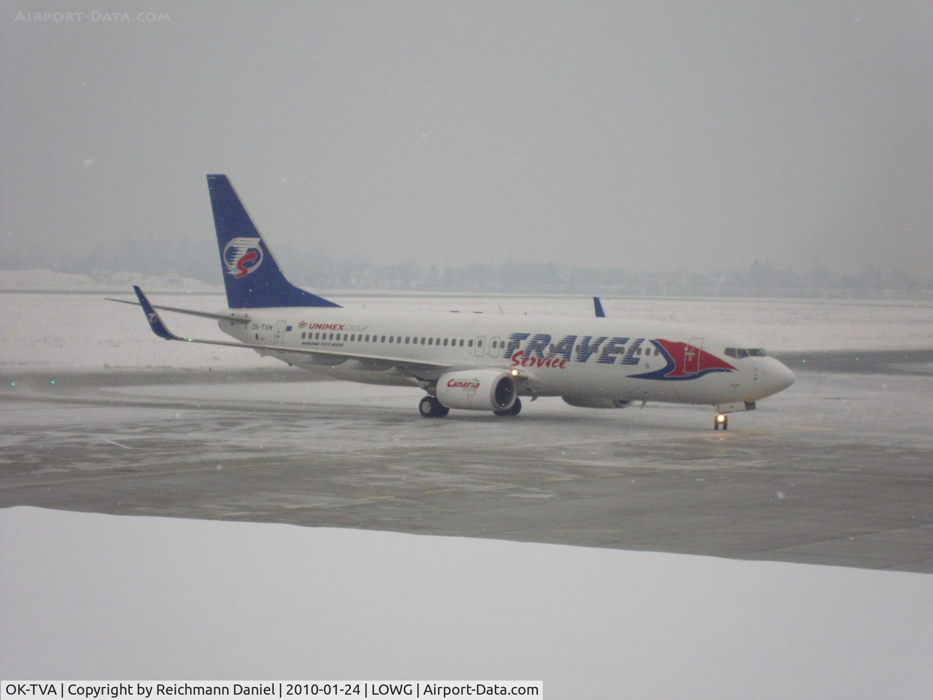 OK-TVA, 2001 Boeing 737-86N C/N 32243, Came in from Prague